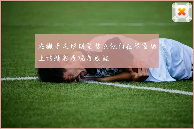 右撇子足球明星盘点他们在绿茵场上的精彩表现与成就